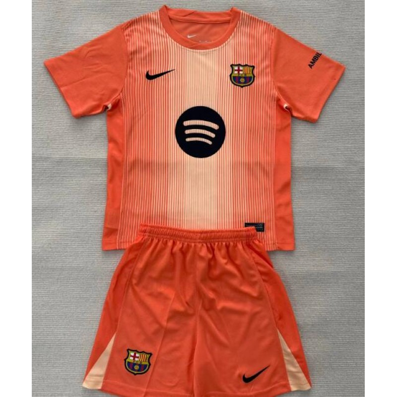 Camiseta Barcelona Portero Naranja 25/26 (Hombre/Niño)