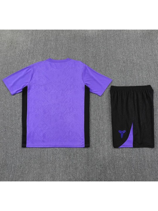 Camiseta Barcelona Colaboración 25/26 (Hombre/Niño) Púrpura + Pantalones