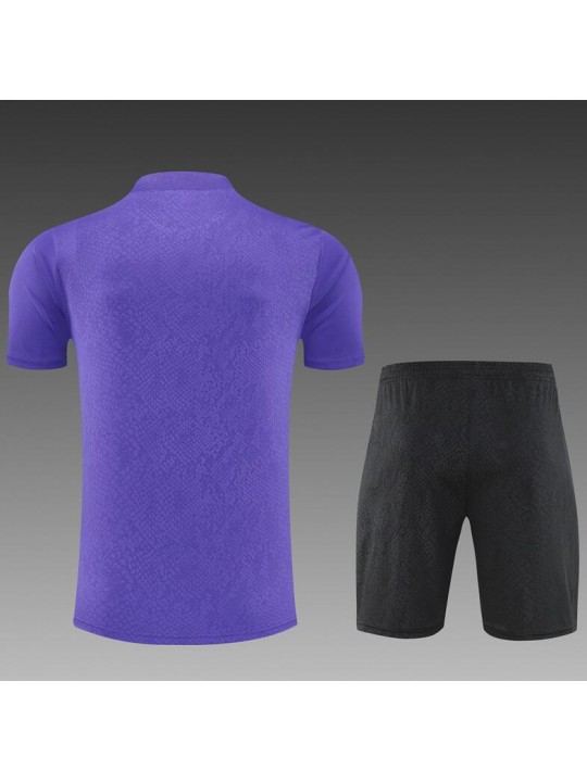 Camiseta Barcelona Colaboración 25/26 (Hombre/Niño) Púrpura + Pantalones