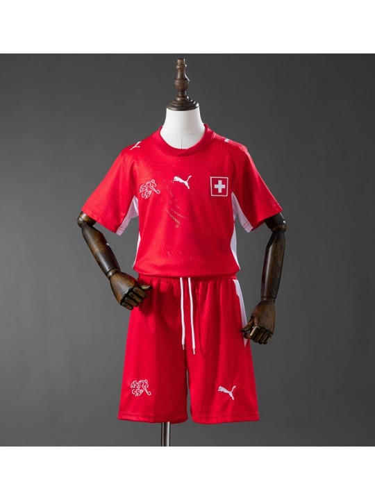 Camiseta Suiza 1ª Equipación 2026 Niño