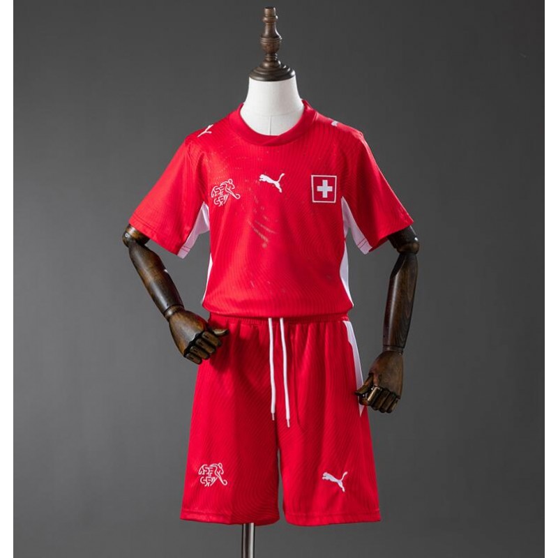 Camiseta Suiza 1ª Equipación 2026 Niño