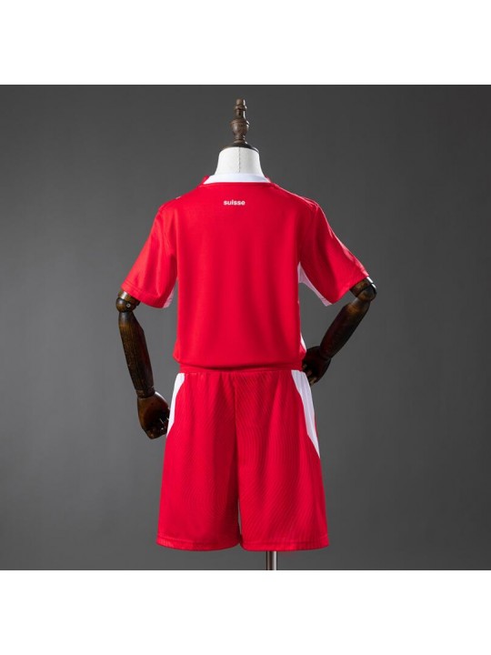Camiseta Suiza 1ª Equipación 2026 Niño