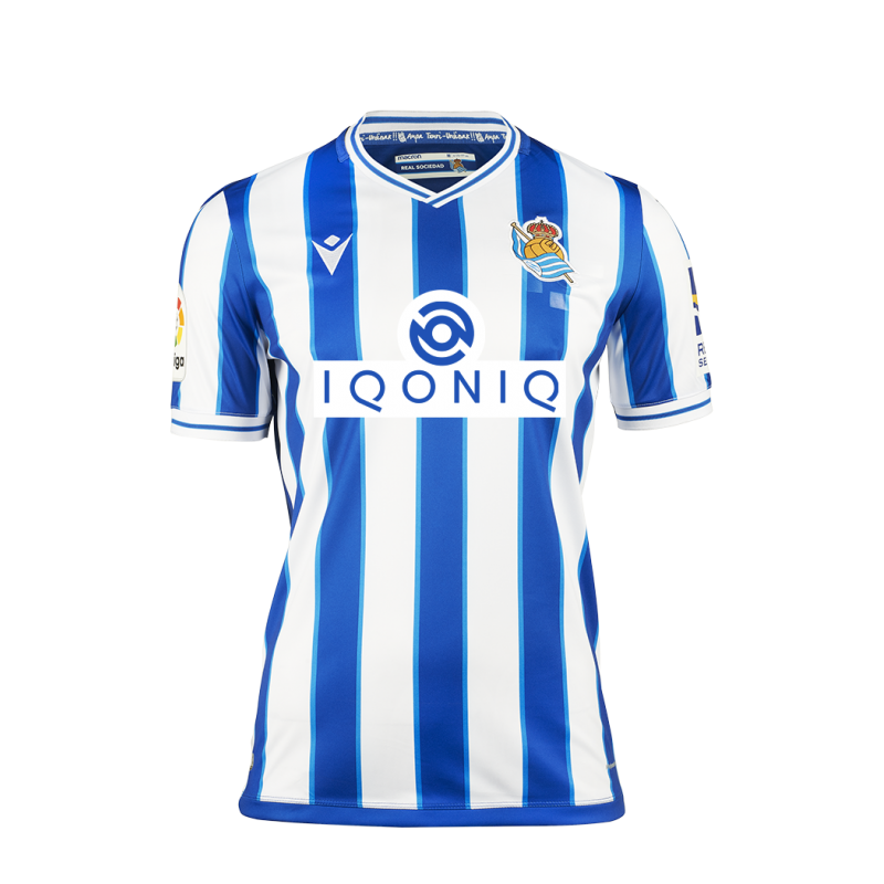 Camiseta Real Sociedad 1ª Equipación Europa 2020/21 NIÑO