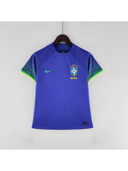 Camiseta Brasil Segunda Equipación 22/23 Mujer