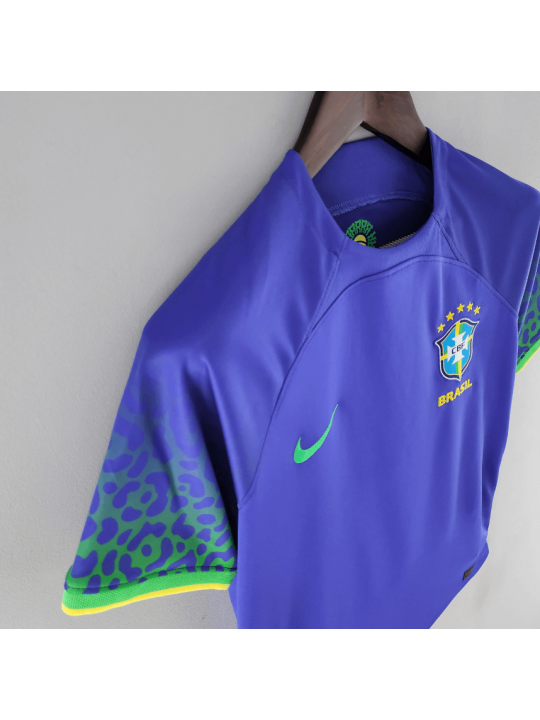 Camiseta Brasil Segunda Equipación 22/23 Mujer