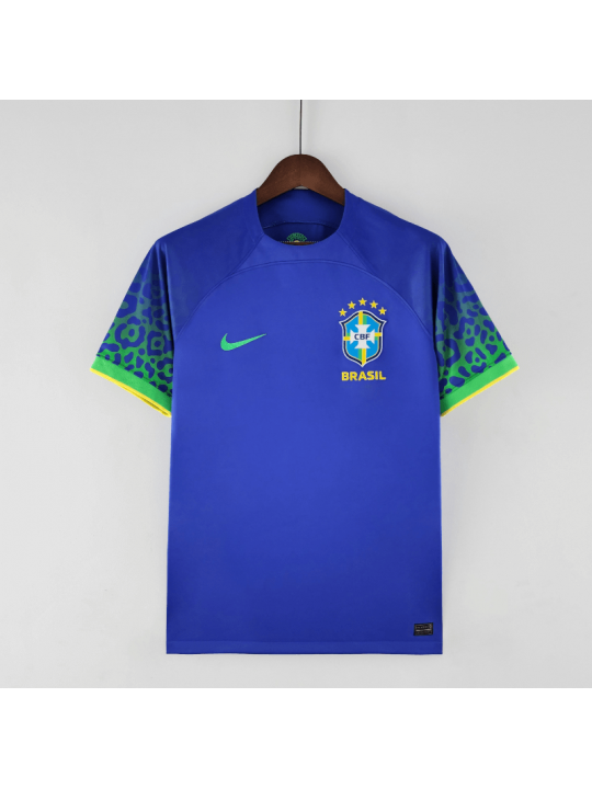 Camiseta Brasil Segunda Equipación 22/23 Niño