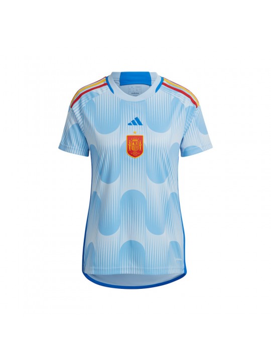 Camiseta España Segunda Equipación Mundial Qatar 2022 Mujer