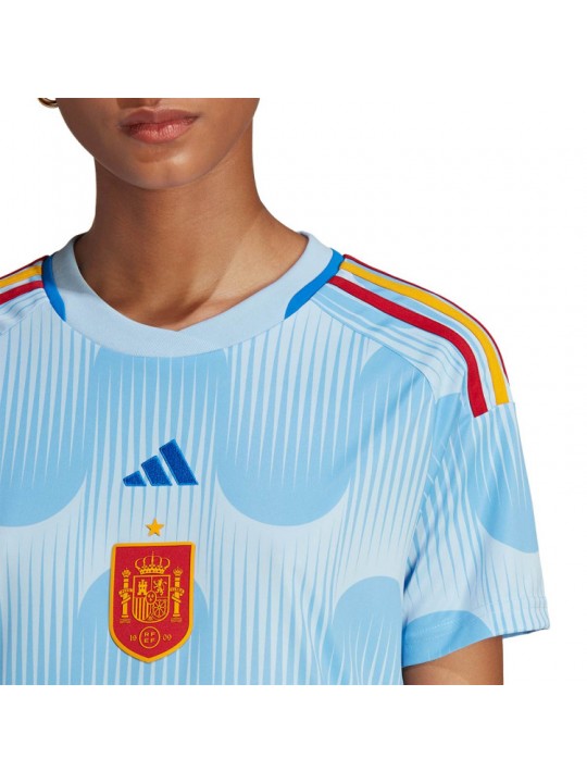 Camiseta España Segunda Equipación Mundial Qatar 2022 Mujer