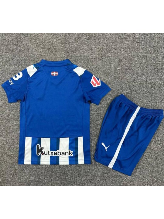 Camiseta Deportivo Alavés Primera Equipación 25/26 Niño