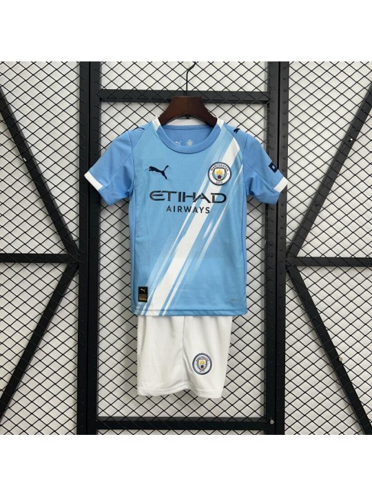 Camiseta Manchester City 1ª Equipación 25/26 Niño