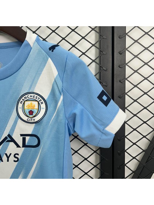 Camiseta Manchester City 1ª Equipación 25/26 Niño