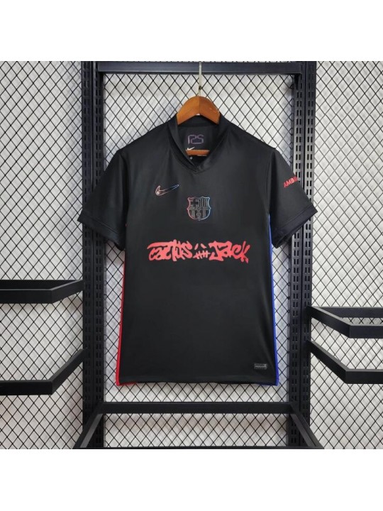 Camiseta Barcelona Cold-Play 2ª Equipación (Hombre/Niño) 24/25 – Versión de Publicidad
