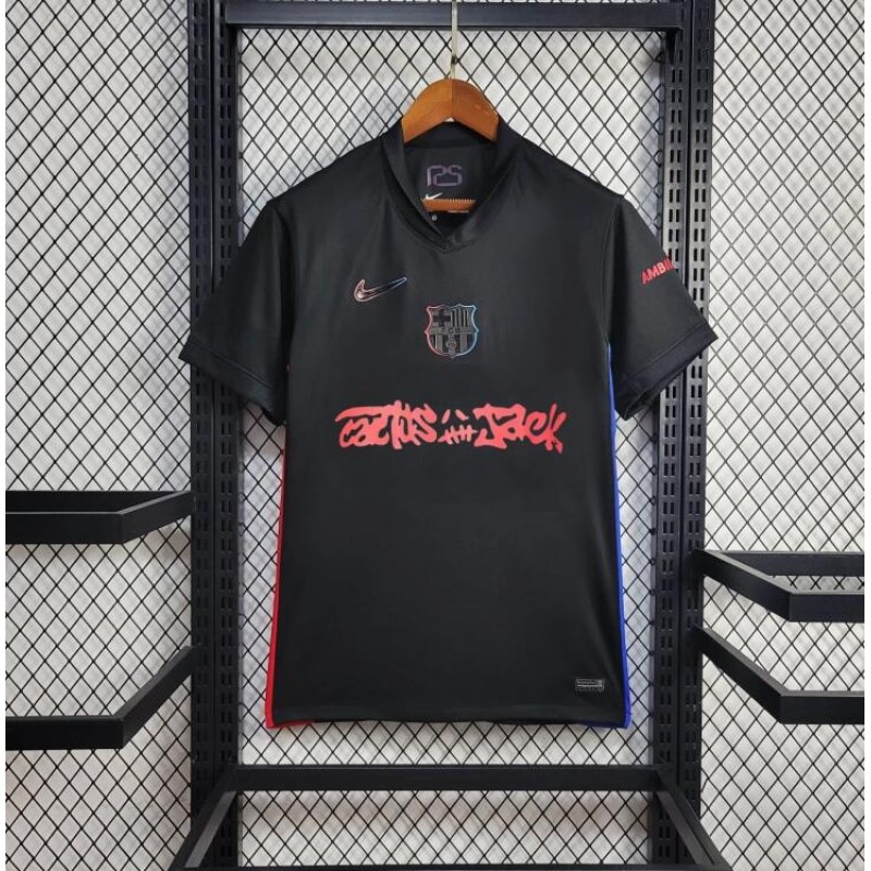 Camiseta Barcelona Cold-Play 2ª Equipación (Hombre/Niño) 24/25 – Versión de Publicidad