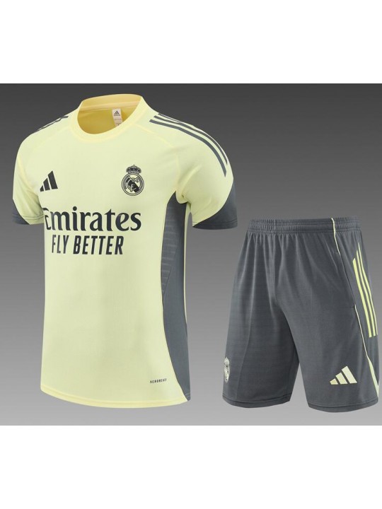 Camiseta Real Madrid Amarillo (Hombre/Niño) 25/26 + Pantalones