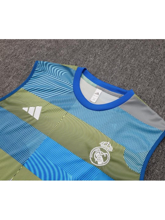 Camiseta Sin Mangas Real Madrid Pre-Match 25/26 + Pantalones