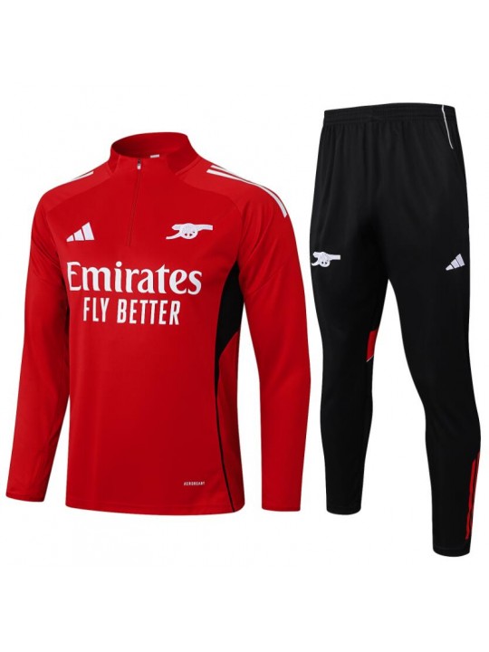 Chandal Arsenal (Hombre/Niño) 25/26 Rojo + Pantalones