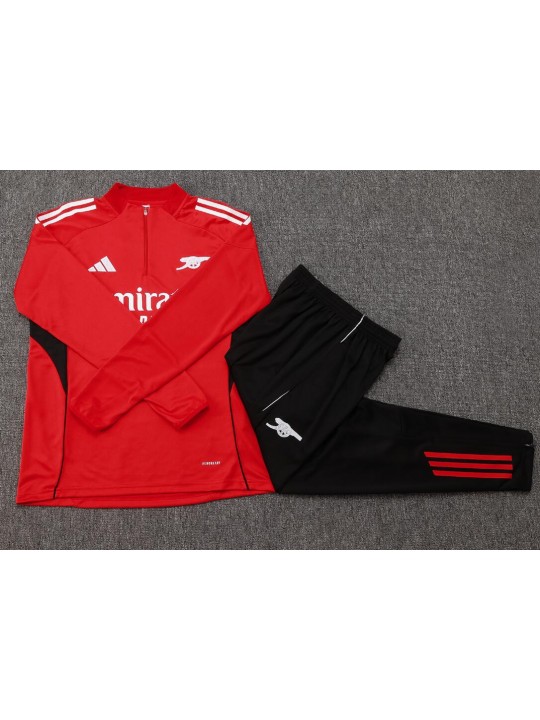 Chandal Arsenal (Hombre/Niño) 25/26 Rojo + Pantalones