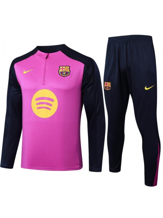 Chandal Barcelona (Hombre/Niño) 25/26 Púrpura + Pantalones