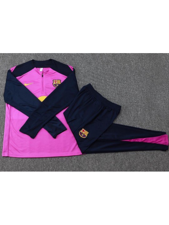 Chandal Barcelona (Hombre/Niño) 25/26 Púrpura + Pantalones