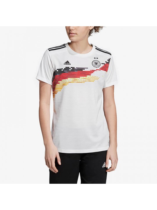 Camiseta de fútbol equipación local Alemania MUJER 2019 - Blanco