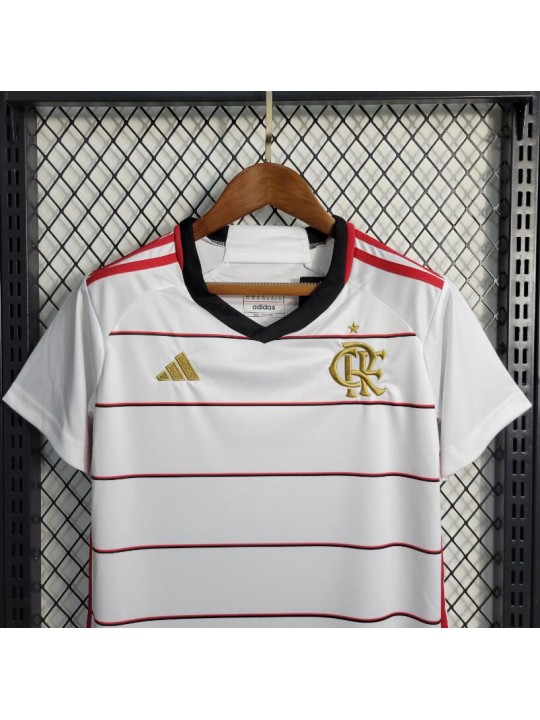 Camiseta Flamengo Segunda Equipación 23/24 Niño