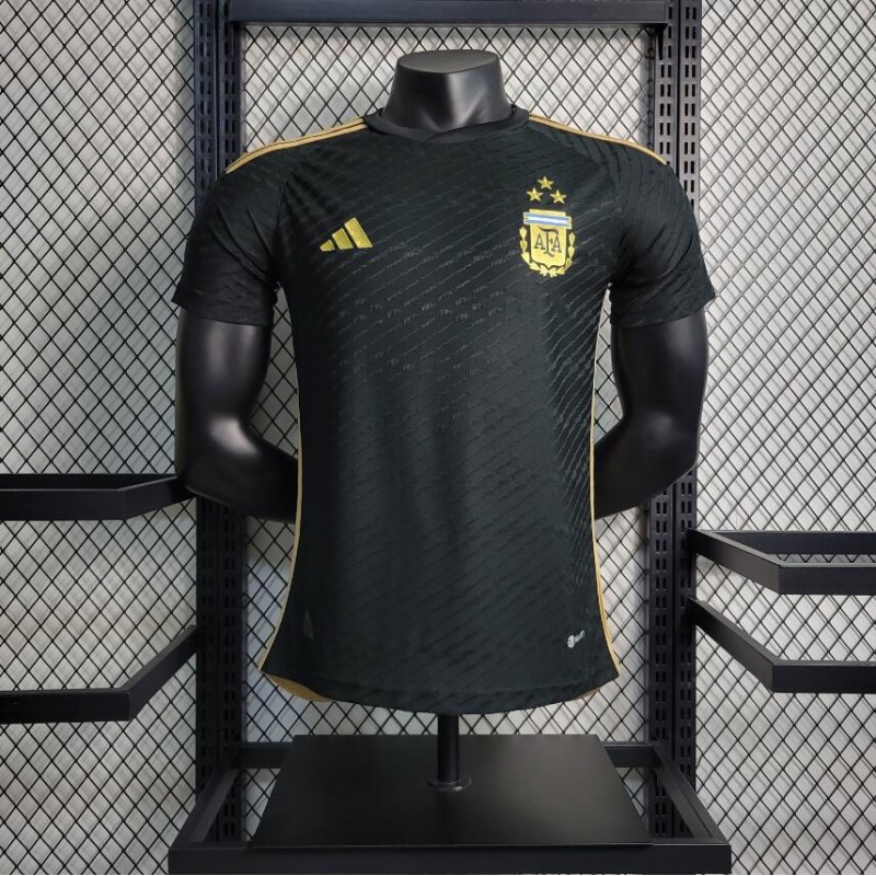 Camiseta Argentina NEGRO 2022 Authentic