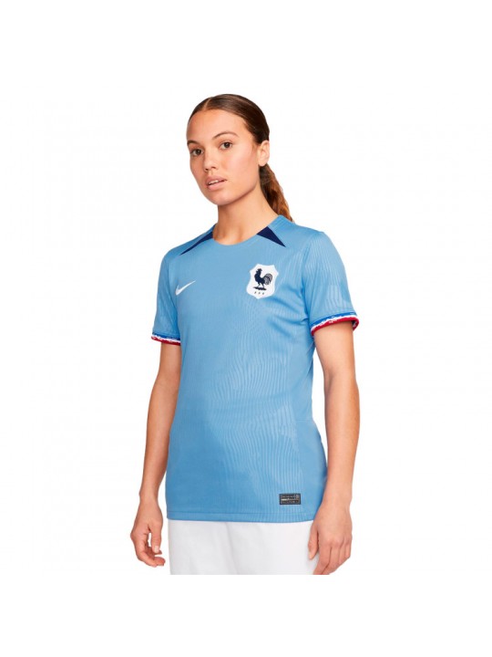 Camiseta Francia Primera Equipación Mundial Femenino 2023 Mujer