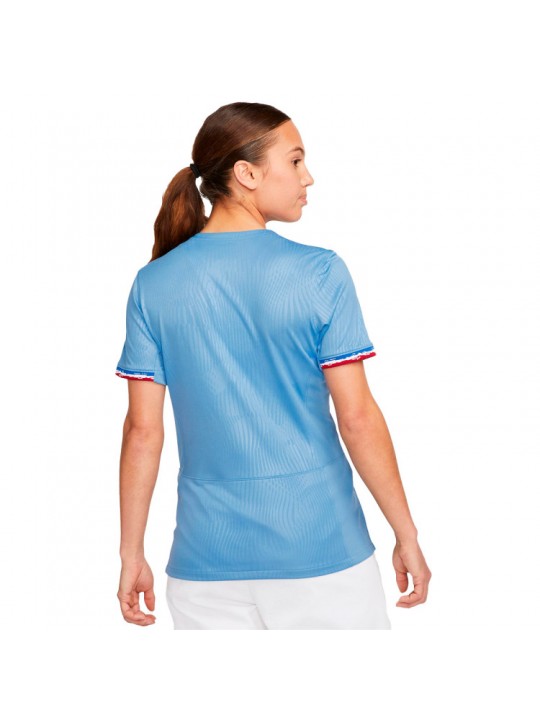 Camiseta Francia Primera Equipación Mundial Femenino 2023 Mujer