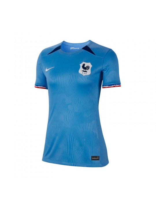 Camiseta Francia Primera Equipación Mundial Femenino 2023 Mujer