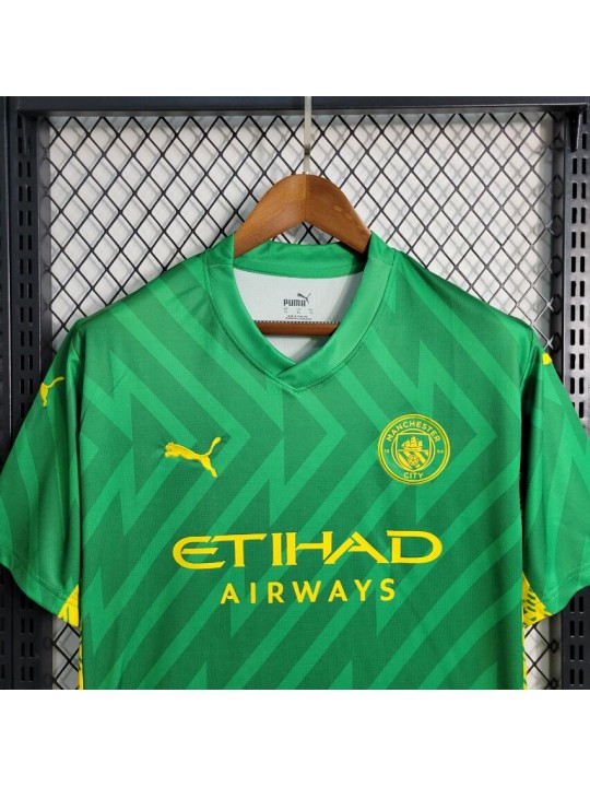 Camiseta Manchester City Portera 23/24 Verde