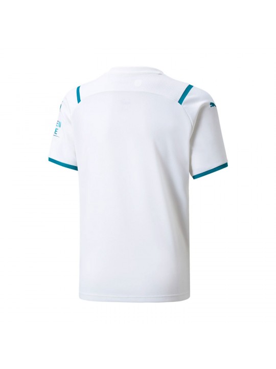 Camiseta Manchester City Segunda Equipacion 2021/2022 Niño