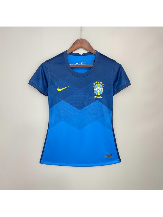 Camiseta Brasil Segunda Equipación Mujer 2020 2021