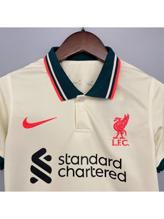 Camiseta Liverpool 2ª Equipación 2021/2022 Niño