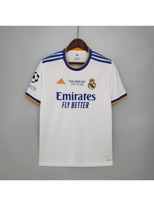 CAMISETA REAL M-ADRID PRIMERA EQUIPACIÓN 21/22 FINAL