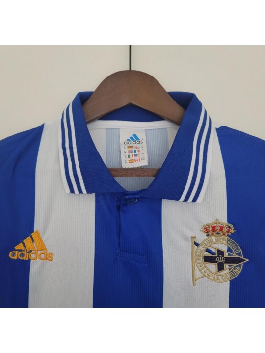 Camiseta LA CORUÑA Primera Equipación 99/00 Retro