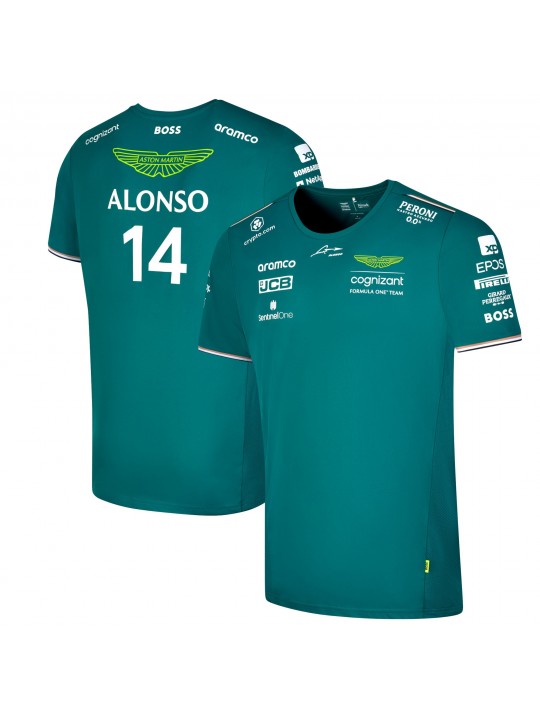 Camiseta del equipo Aston Martin Aramco Cognizant F1 2023 Niño