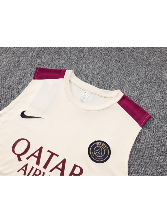 Camiseta De Fútbol Sin Mangas PSG 23/24 + Pantalone