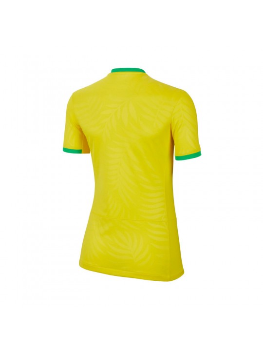 Camiseta Brasil Primera Equipación Mundial Femenino 2023 Mujer