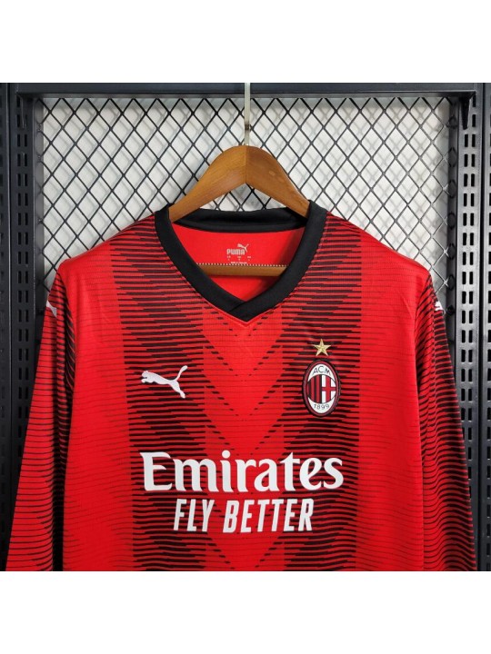 Camiseta Fc AC Milan Primera Equipación 23/24 ML