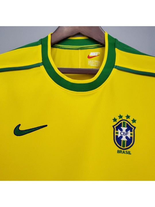 Camiseta Brasil Retro Primera Equipación 1998