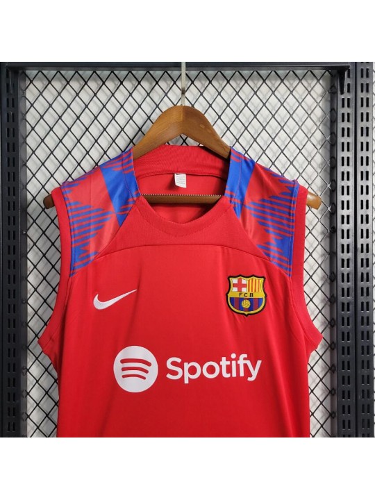 Camiseta Sin Mangas b-arcelona Pre-Match Rojo 23/24