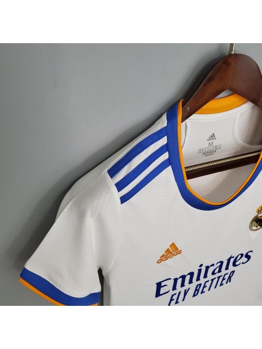 Camiseta Real Madrid Hombre Primera Equipación Blanca Mujer