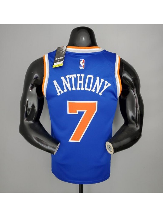 Camiseta 2021 ANTHONY#7 Knicks Blue