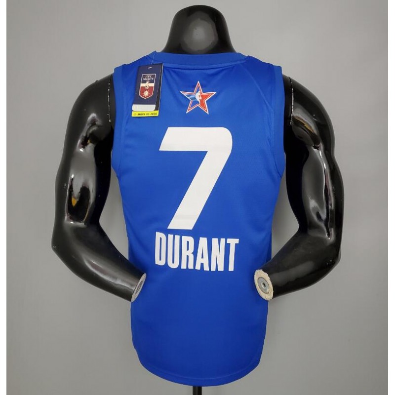 Camiseta 2021 DURANT#7 All-Star Blue