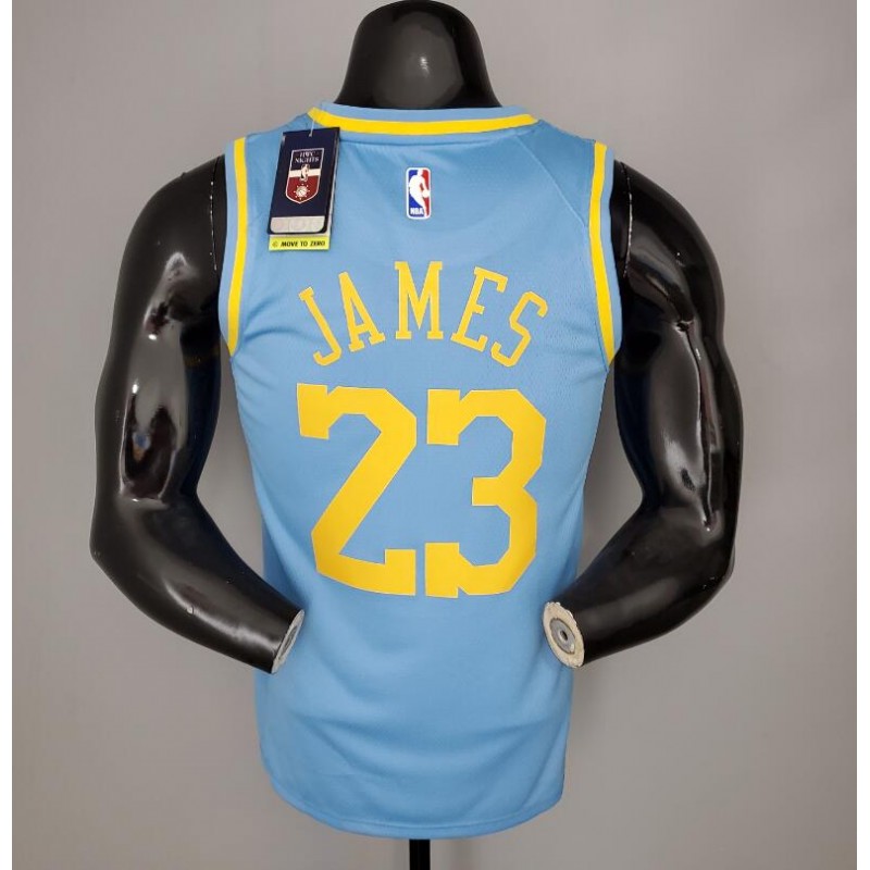 Camiseta 2021 James#23 Lakers Minneapolis Edition