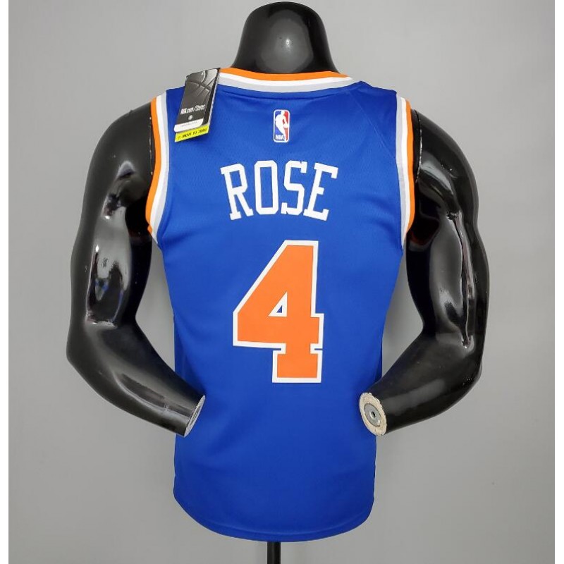 Camiseta 2021 ROSE#4 Knicks Blue