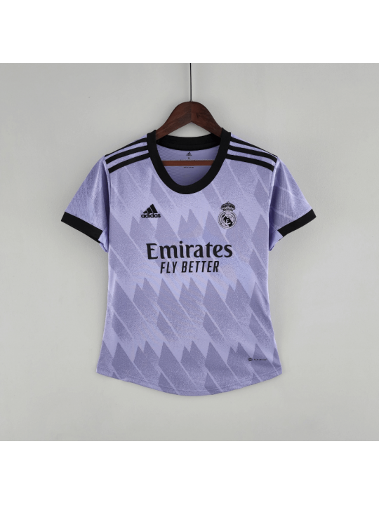 Camiseta Real Madrid Segunda Equipación 22/23 Mujer