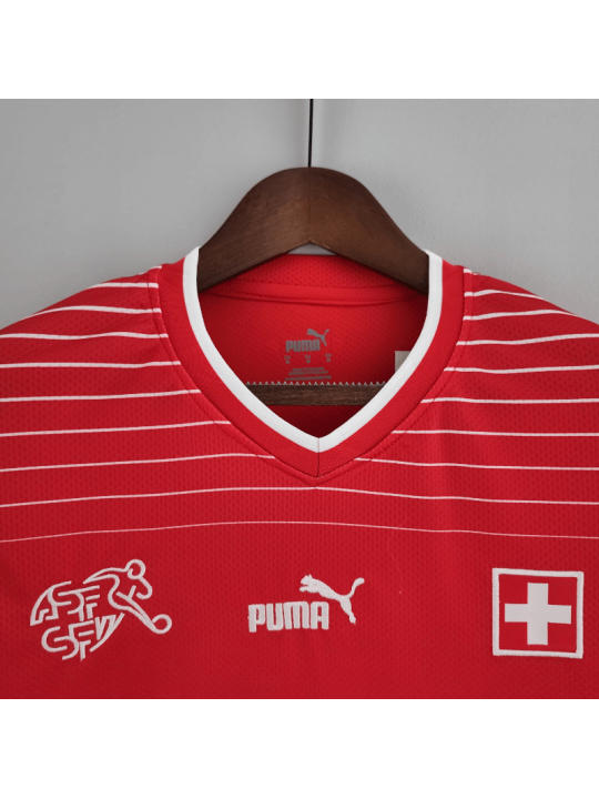 Camiseta Suiza Primera Equipación 2022