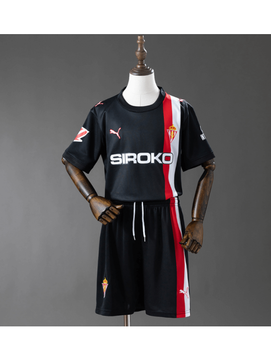 Camiseta Sporting De Gijón Segunda Equipación 25/26 Niño