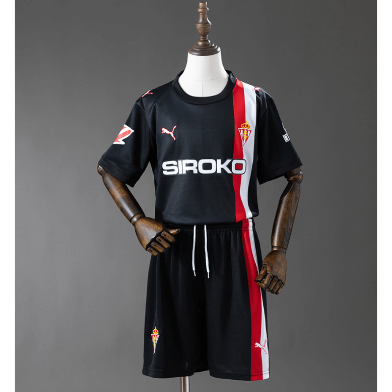 Camiseta Sporting De Gijón Segunda Equipación 25/26 Niño